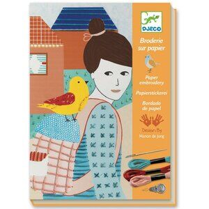 New Sealed Djeco Handcraft Paper Embroidery - My Little Joys for Age 7-13